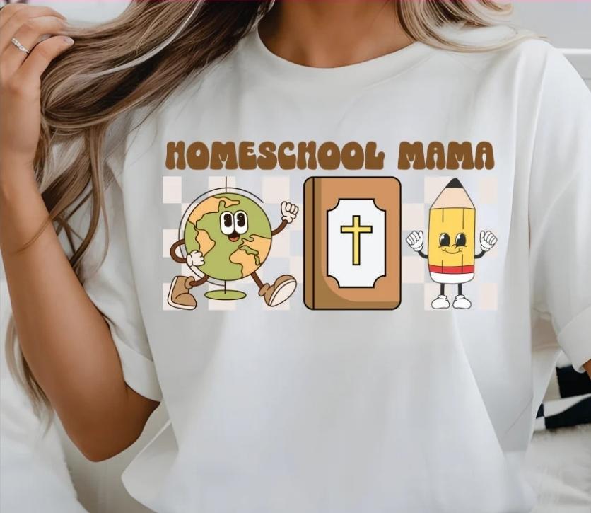 Homeschool Mama w/cross