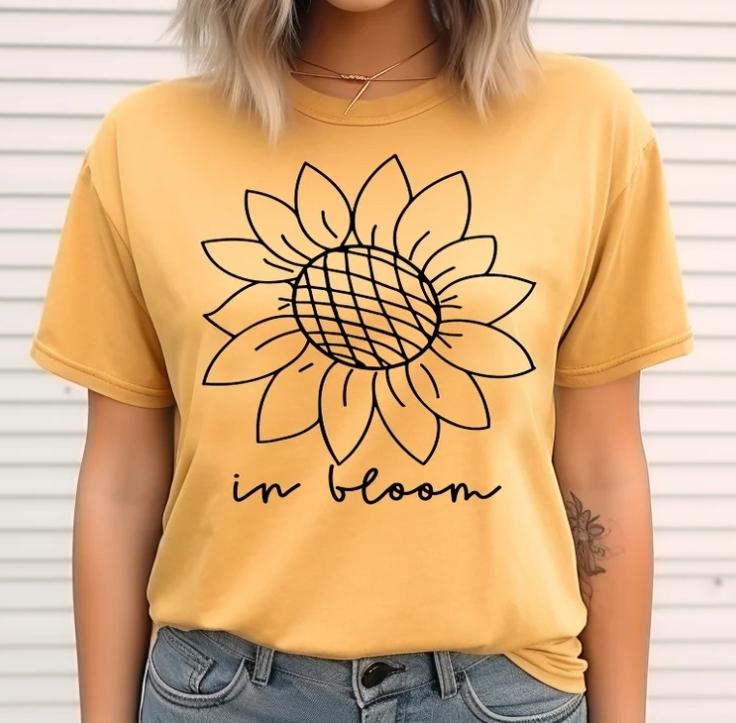 In Bloom w/sunflower