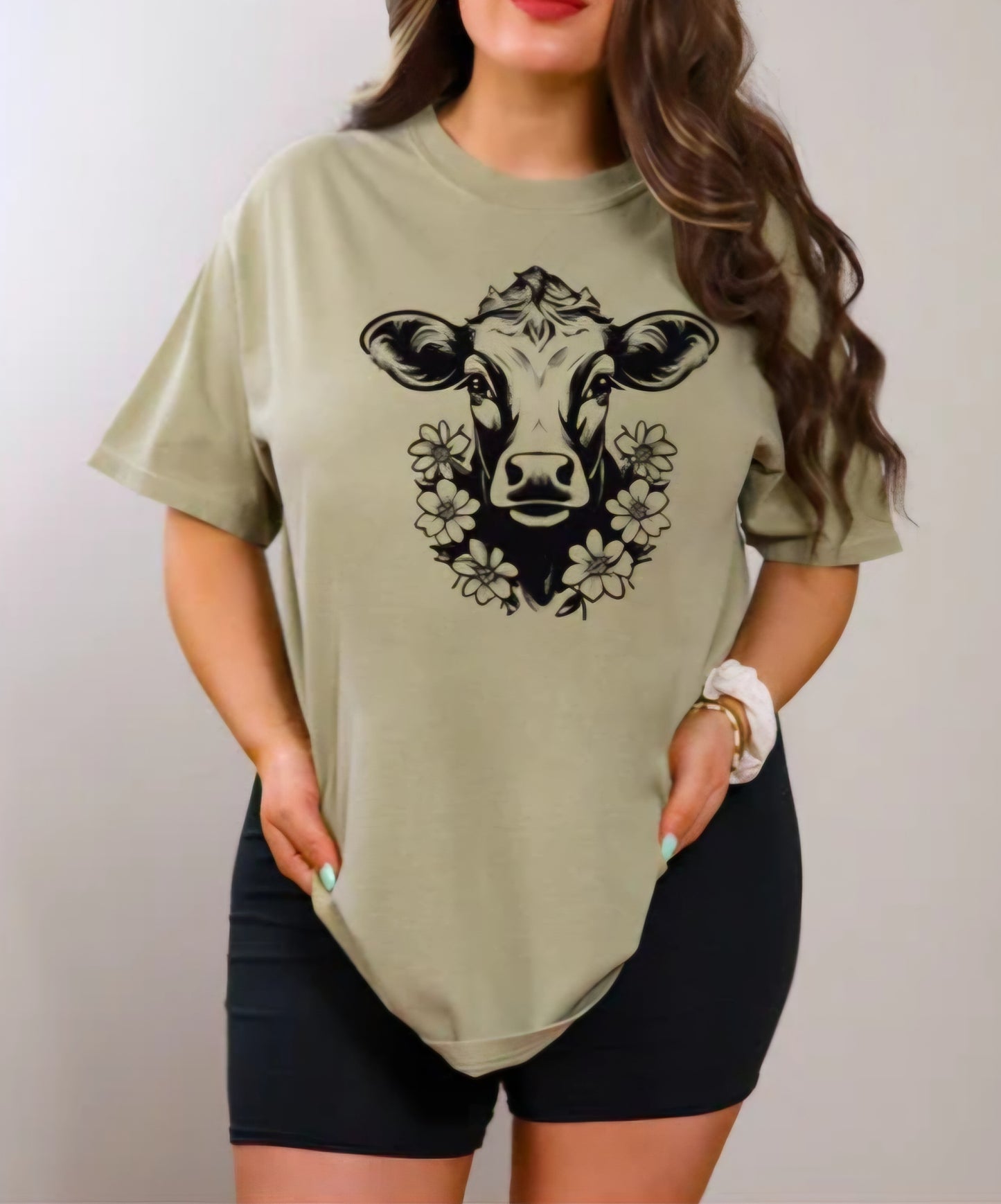 Floral Cow