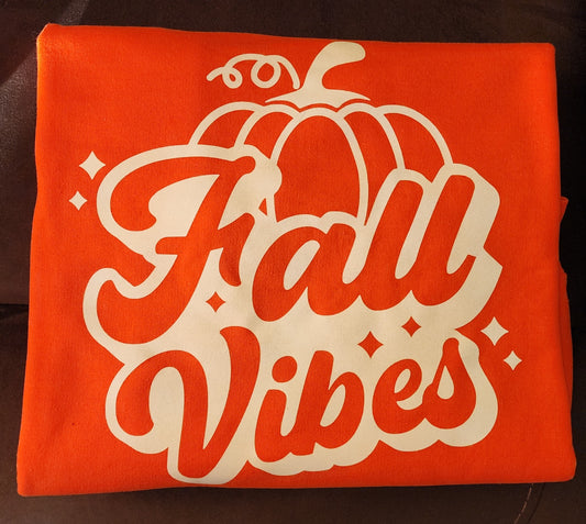 Fall Vibes | Orange Crewneck