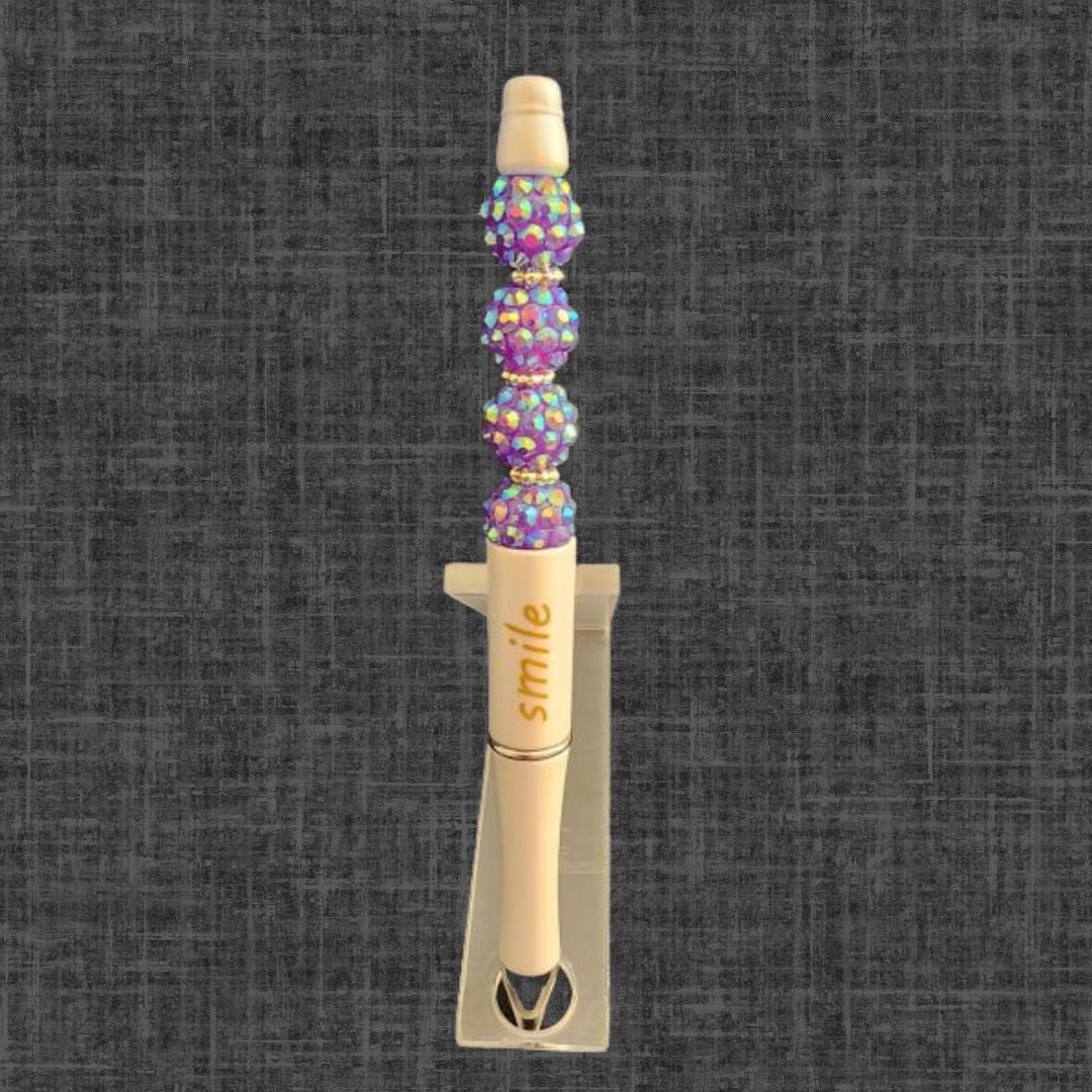 Purple Iridescent Smile Pen