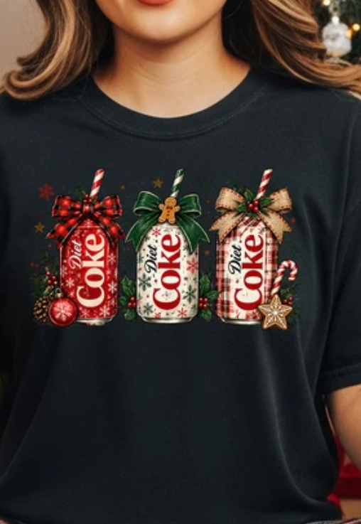 Christmas Soda Cans Diet Coke