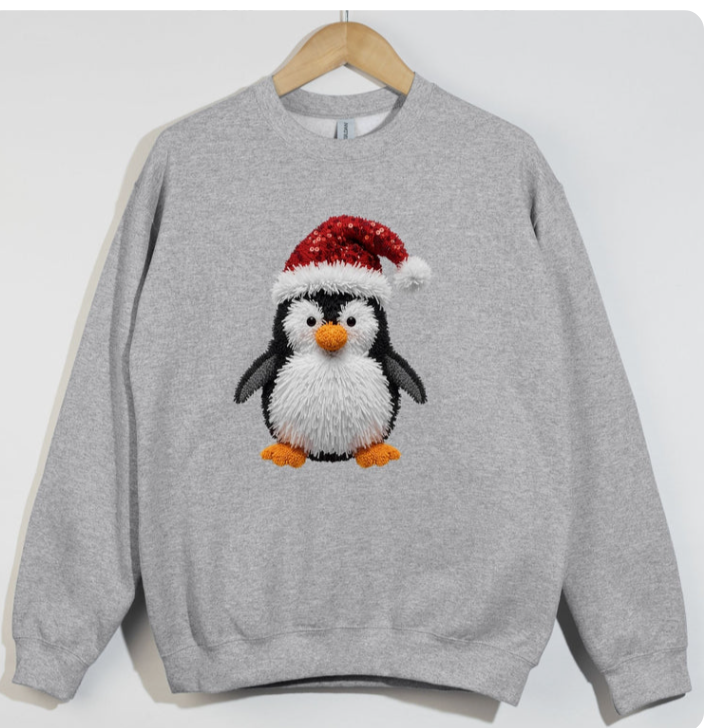 Faux Yarn Penguin (Toddler Sizes)