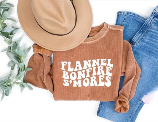 Flannel Bonfires S'mores