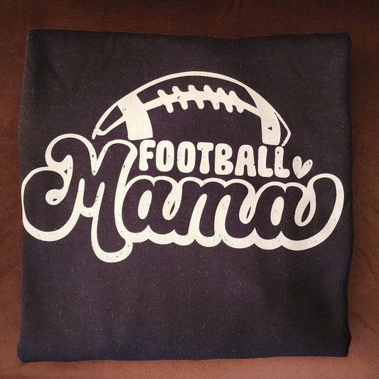 Football Mama | Black Crewneck