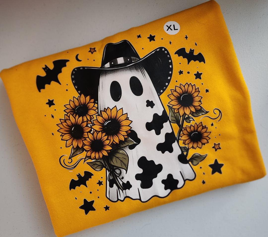 Ghosty with Sunflowers - XLarge