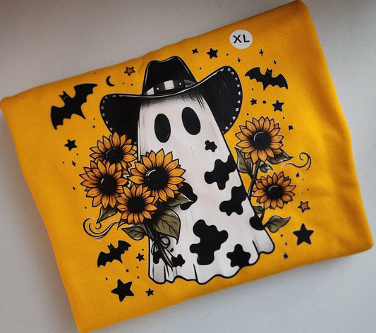 Ghosty with Sunflowers - XLarge