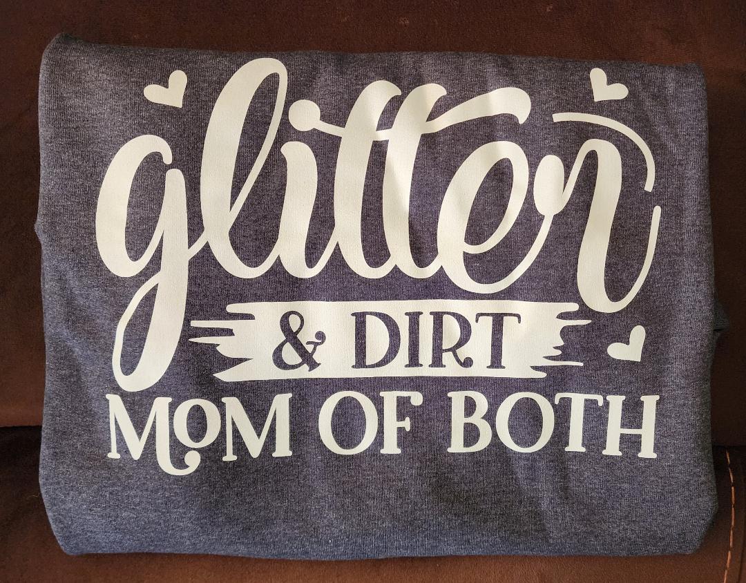 Glitter & Dirt | Dark Gray Heather Crewneck