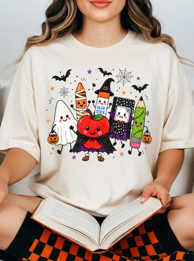 Halloween Teacher Apple-Child