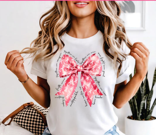 Large Pink Bow Filled with Ribbons