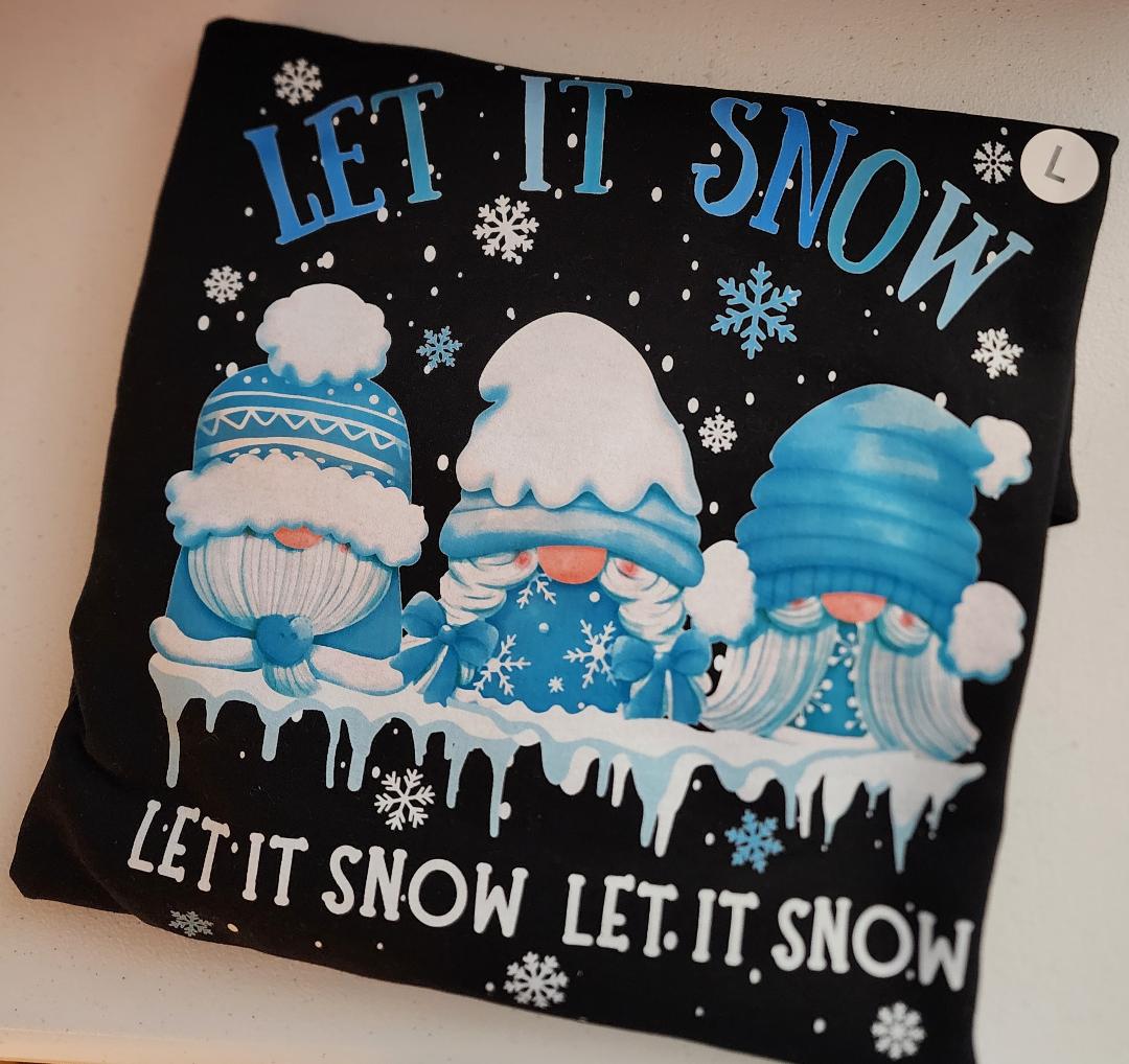 Let it Snow - 3 Gnomes - Large