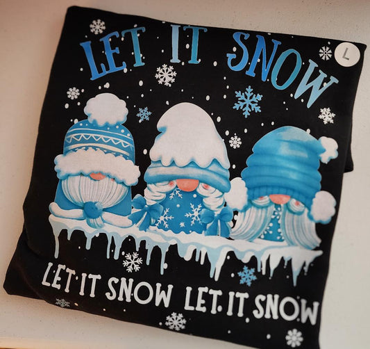 Let it Snow - 3 Gnomes - Large