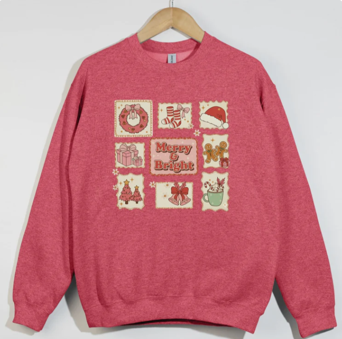 Merry & Bright Vintage Stamps