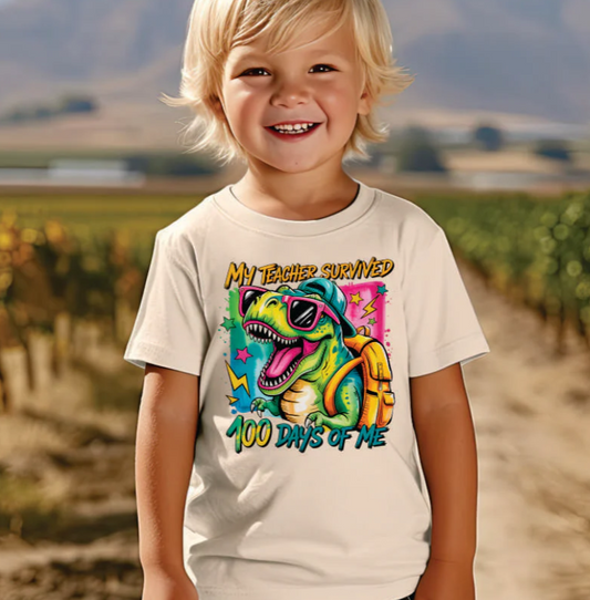 My Teacher Survived 100 Days of Me- Dino - Child/Youth