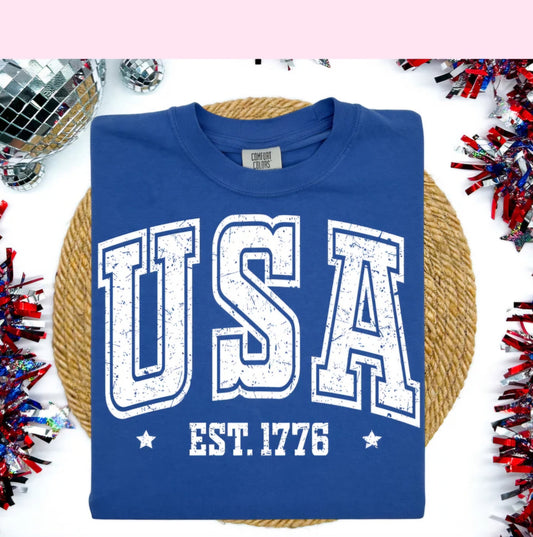 USA Est 1776 (Distressed)