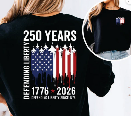 Defending Liberty 250 Years-Front and Back