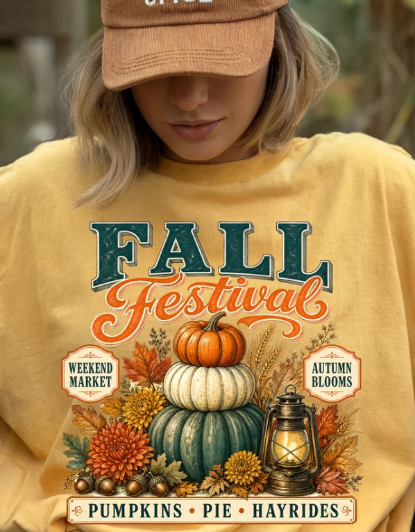 Fall Festive Pumpkin Stack