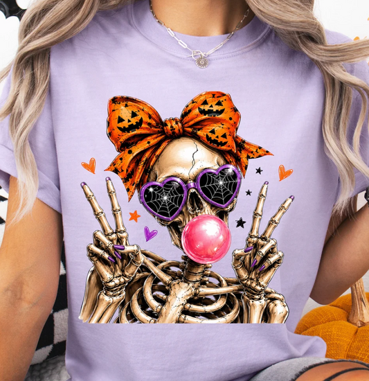 Skeleton with Bubble Gum Halloween