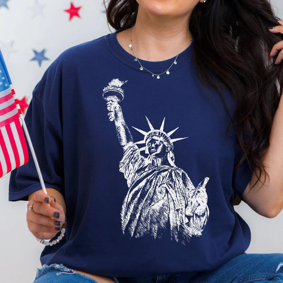 Statue of Liberty (white sketch)