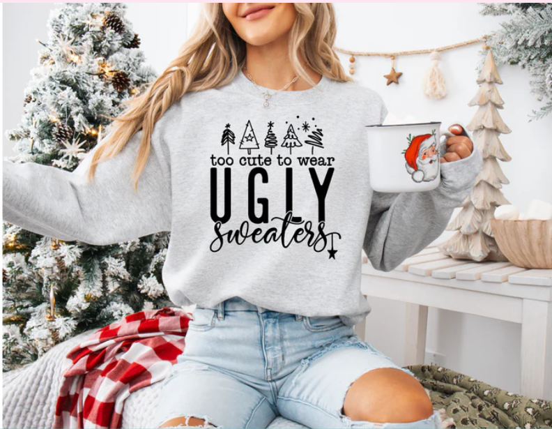 Too Cute to Wear Ugly Sweaters